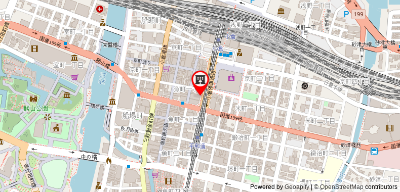 Bản đồ đến Khách sạn Daiwa Roynet Kokura-Ekimae