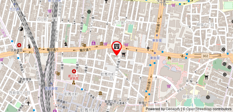 Bản đồ đến Khách sạn Balian Resort Higashi Shinjuku (Adult Only)