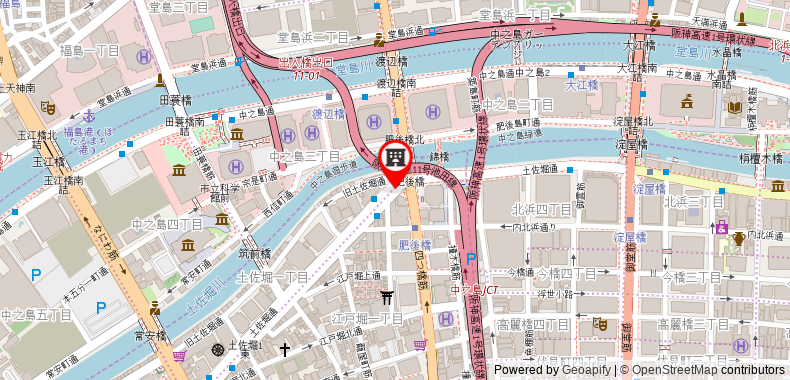 RIHGA Place Higobashi on maps