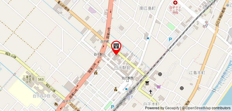 Bản đồ đến Khách sạn Comfort Suzuka