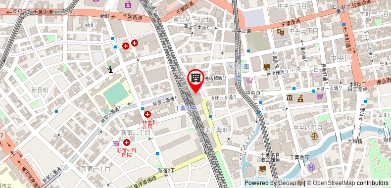 在地图上查看京成米拉瑪麗酒店