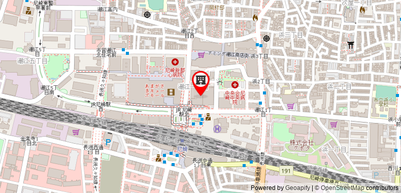 Bản đồ đến Khách sạn Vischio Amagasaki by GRANVIA