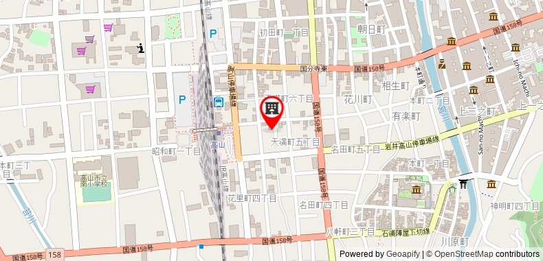 Bản đồ đến Private Apartment Takayama 2