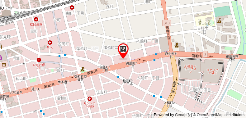 Bản đồ đến Khách sạn Candeo s Fukuyama