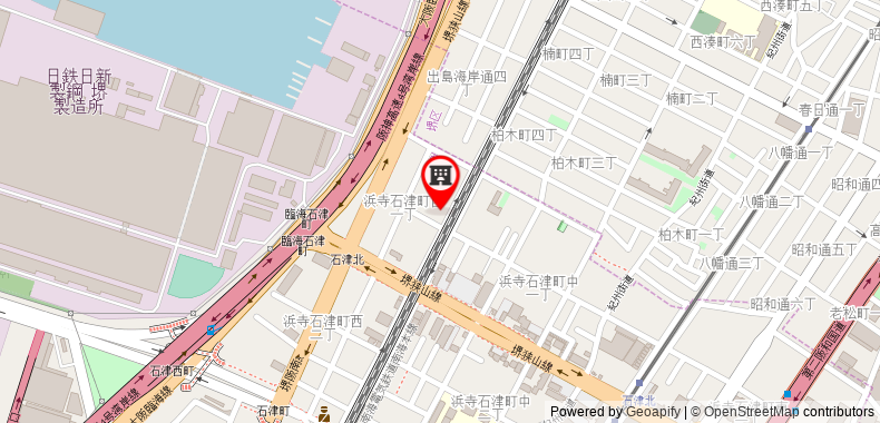 Bản đồ đến Khách sạn Fine Sakai Free Parking - Adult Only