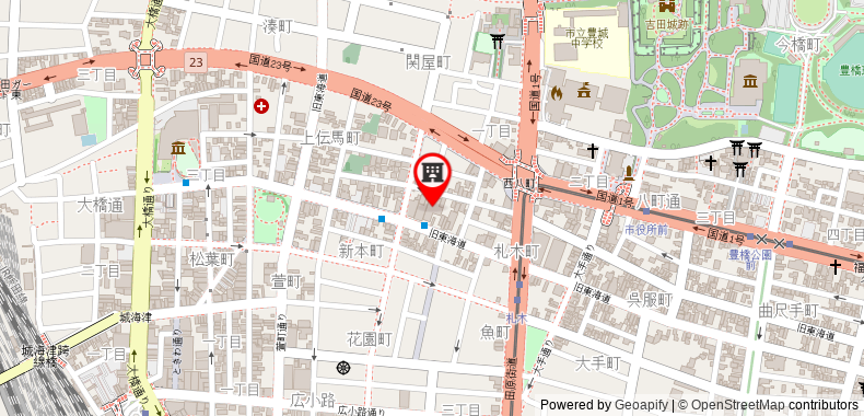 Bản đồ đến Plaza Inn Toyohashi