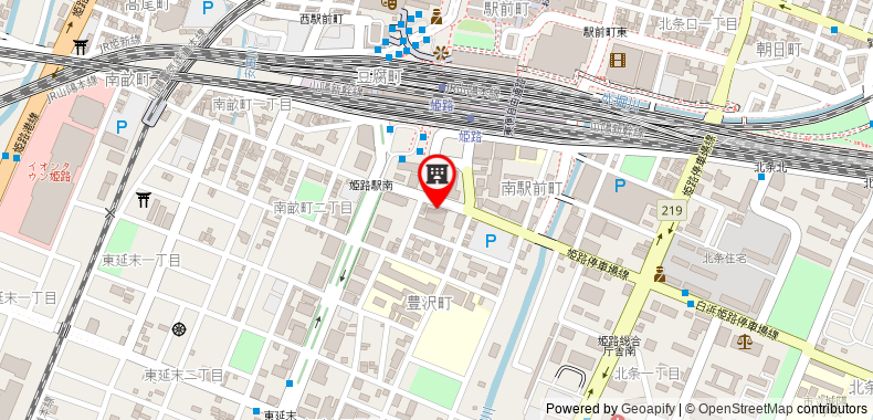 Bản đồ đến Khách sạn Himeji Plaza