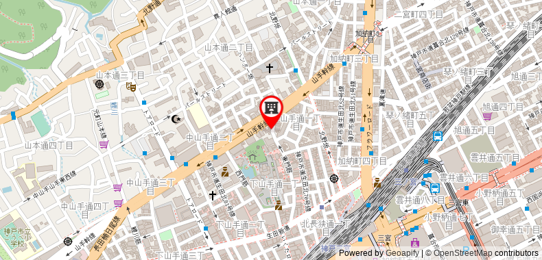 在地图上查看神戶三宮翠酒店-阿貝斯特酒店