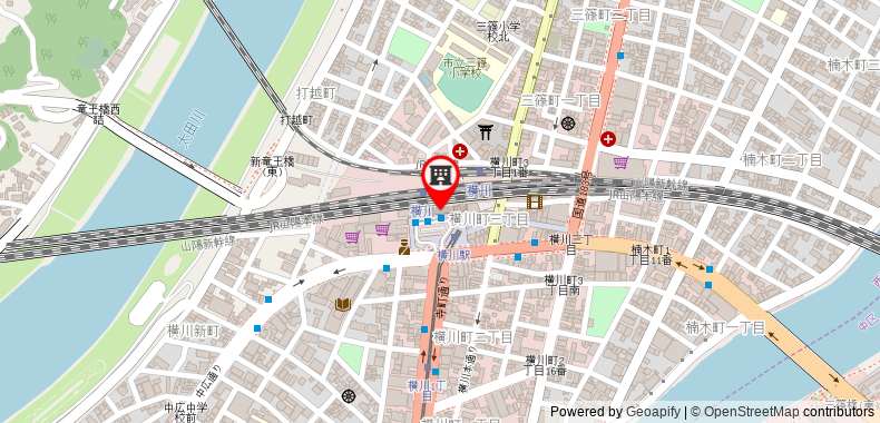 Bản đồ đến Casa Viento Stay Inn Hiroshima Central 504