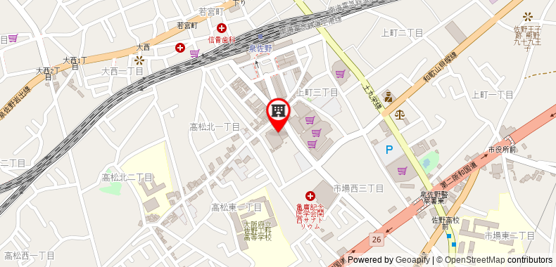 Bản đồ đến Khách sạn Izumisano Center Kansai International Airport