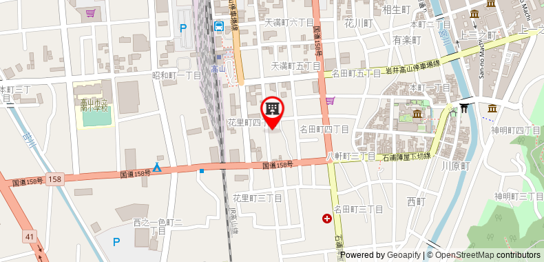 Bản đồ đến Private Apartment Takayama 45