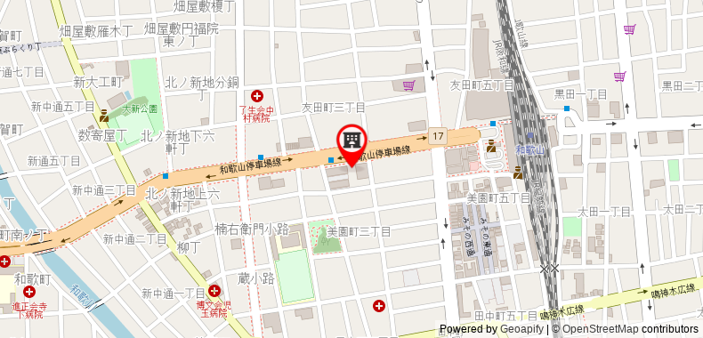 Bản đồ đến Dormy Inn Premium Wakayama Natural Hot Spring