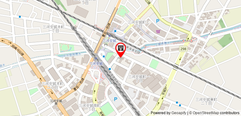 Bản đồ đến Khách sạn AB Mikawa Anjo Shinkan
