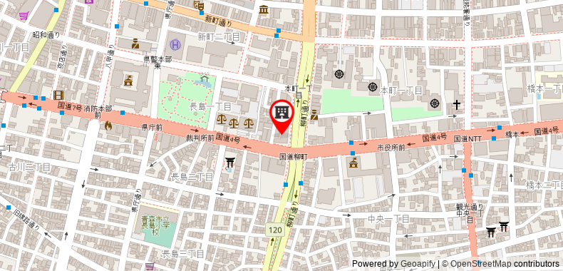 Bản đồ đến Khách sạn Richmond Aomori
