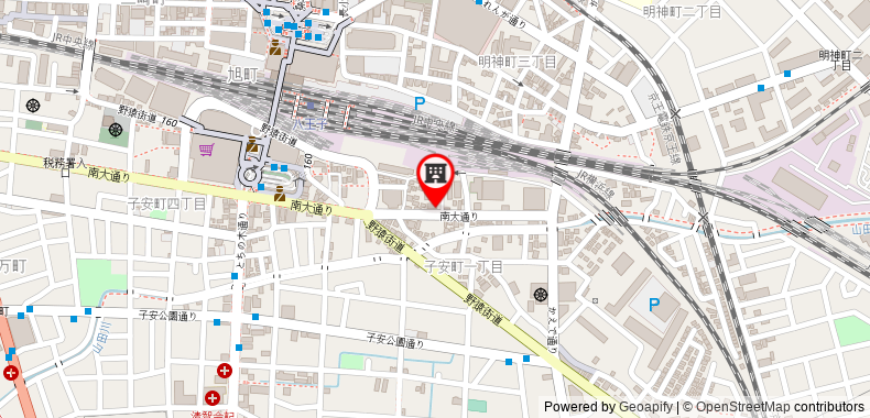 Bản đồ đến Khách sạn Livemax Hachioji-ekimae