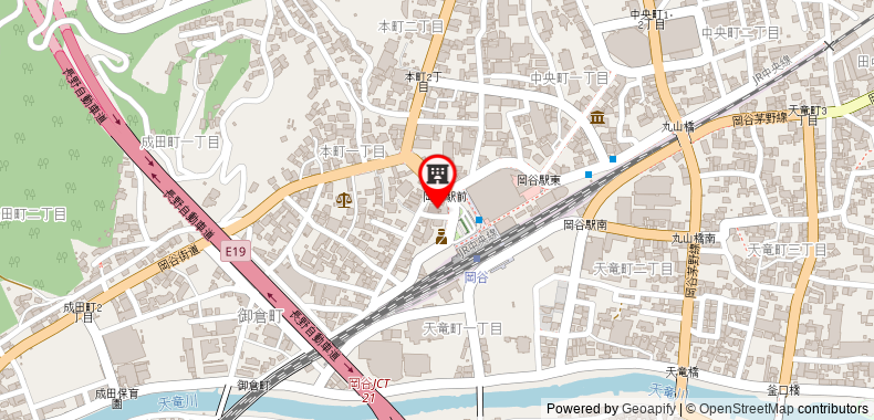 Okaya Central Hotel on maps