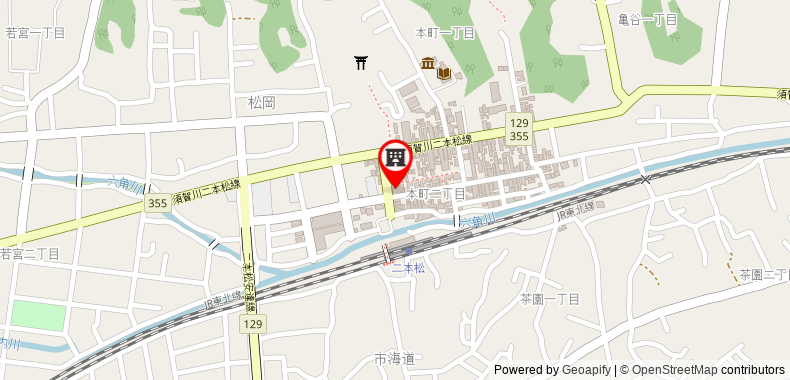 Bản đồ đến Khách sạn Urban Nihonmatsu