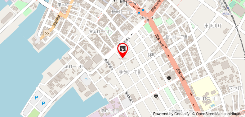 Business Hotel Omori on maps