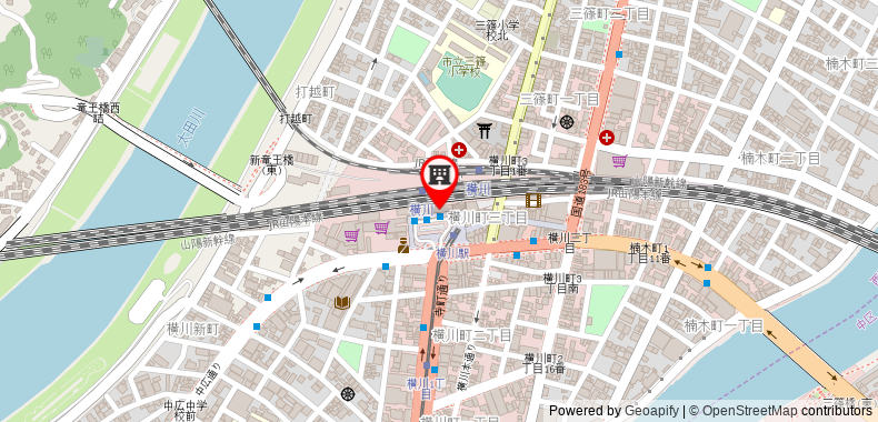 在地图上查看Casa Viento Stay Inn Hiroshima Central 503