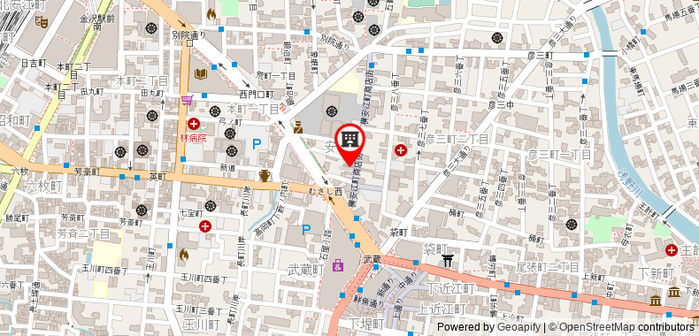 Hotel Kanazawa Zoushi on maps