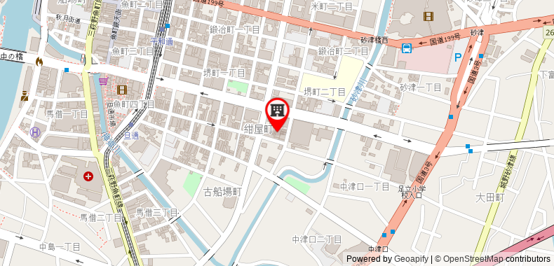 Bản đồ đến Khách sạn OYO ARK BLUE Kitakyushu Kokura
