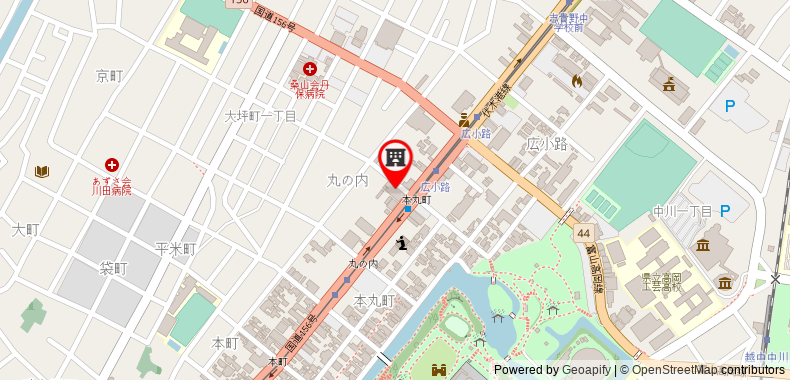 Bản đồ đến Khách sạn APA Takaoka-Marunouchi
