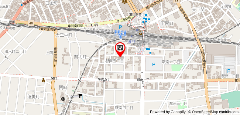 在地图上查看高岡站前微笑酒店