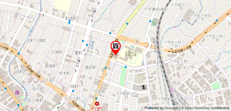 Bản đồ đến Khách sạn Hirosaki Plaza