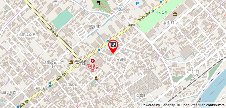 Bản đồ đến Khách sạn Route Inn Yamaguchi Yuda Onsen