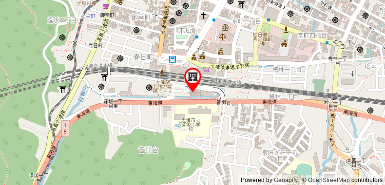 Bản đồ đến Khách sạn Tetora Otsu.kyoto
