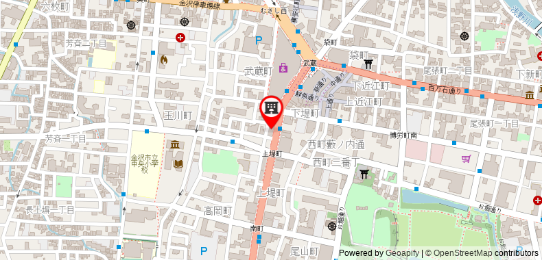 Bản đồ đến Khách sạn Resol Trinity Kanazawa