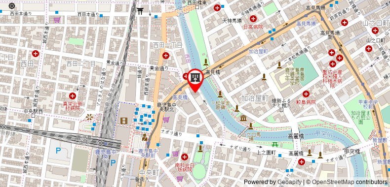 Bản đồ đến Khách sạn Kagoshima Tokyu REI