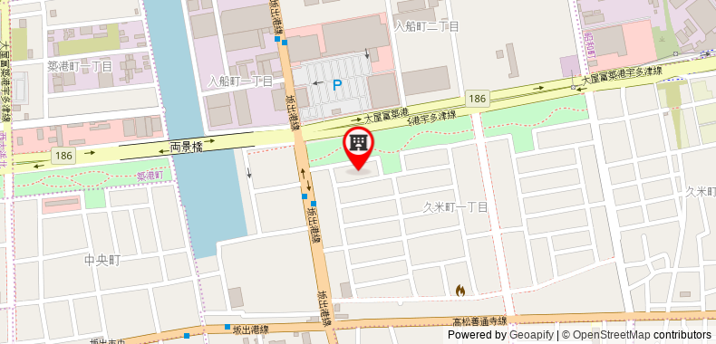 Bản đồ đến Khách sạn New Century Sakaide