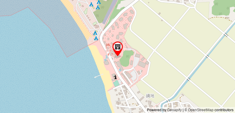 在地图上查看沖繩Okuma海灘度假酒店