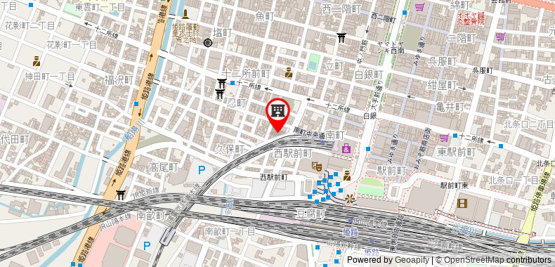 Toyoko Inn Himeji-eki Shinkansen Kita-guchi on maps