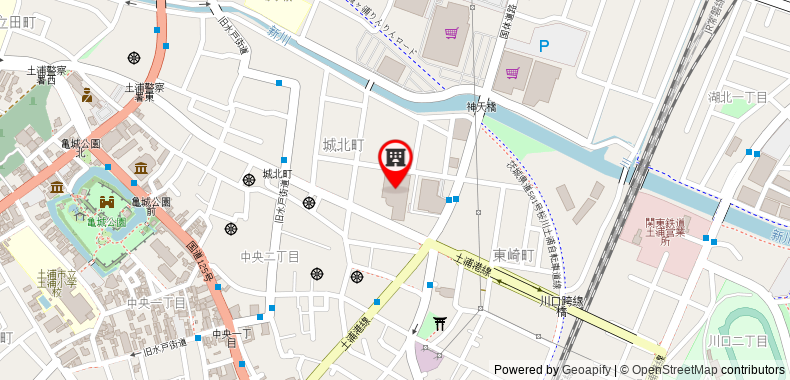 Bản đồ đến Khách sạn Marroad Tsukuba