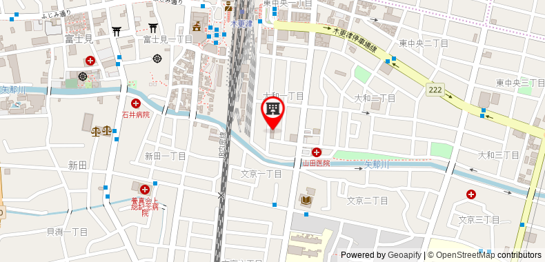Bản đồ đến Khách sạn Royal Garden Kisarazu