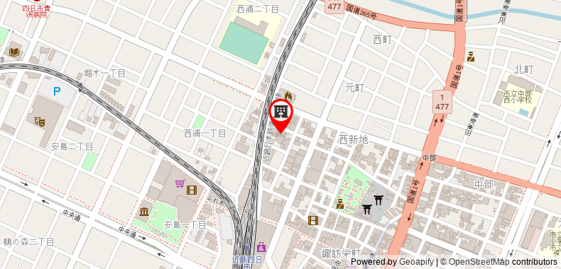 Bản đồ đến Khách sạn Yokkaichi Blanc Chapel christmas - Adult Only