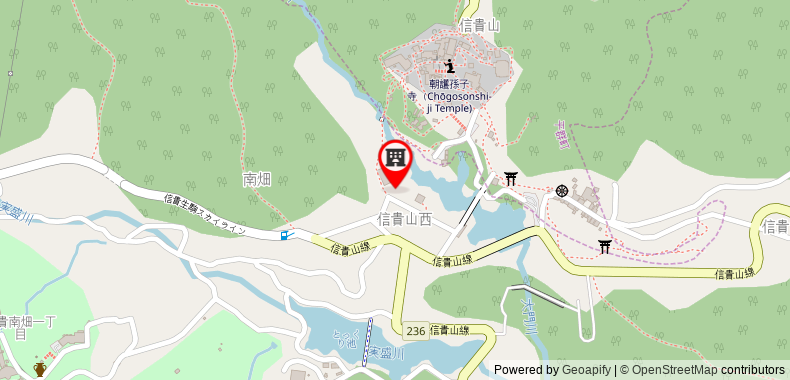 Bản đồ đến Khách sạn Shigisan Kanko