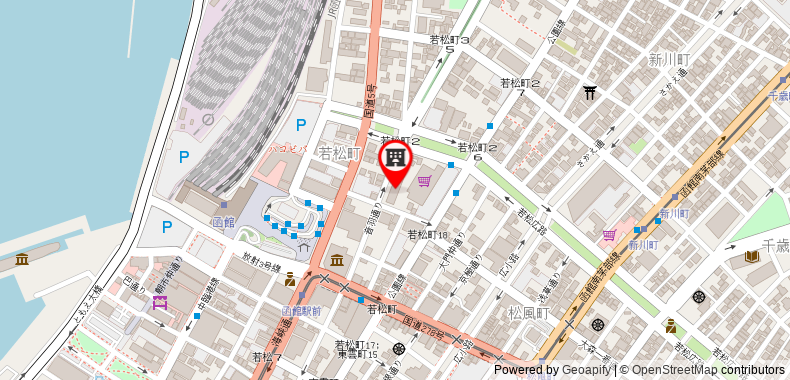 在地图上查看WBF函館海神溫泉酒店