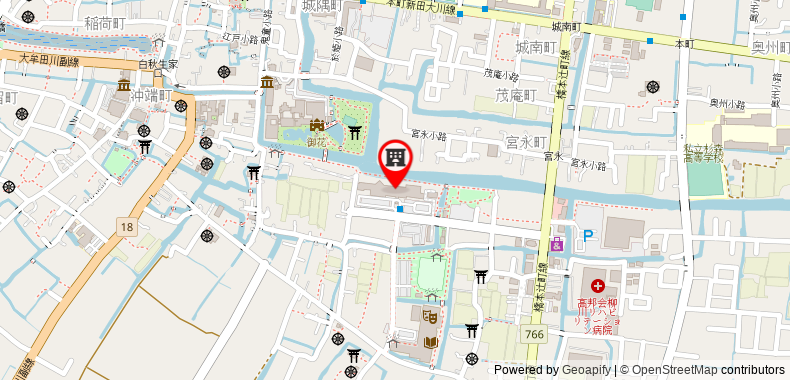 Bản đồ đến Khách sạn KAMENOI YANAGAWA