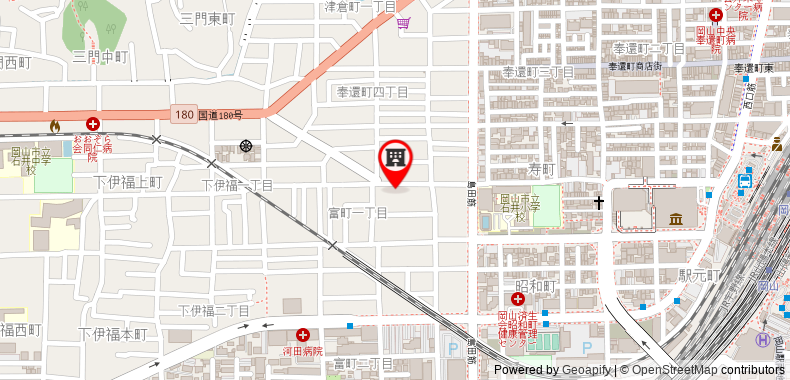Bản đồ đến Guest House MEETS Okayama