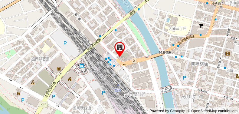 Richmond Hotel Moriokaekimae on maps