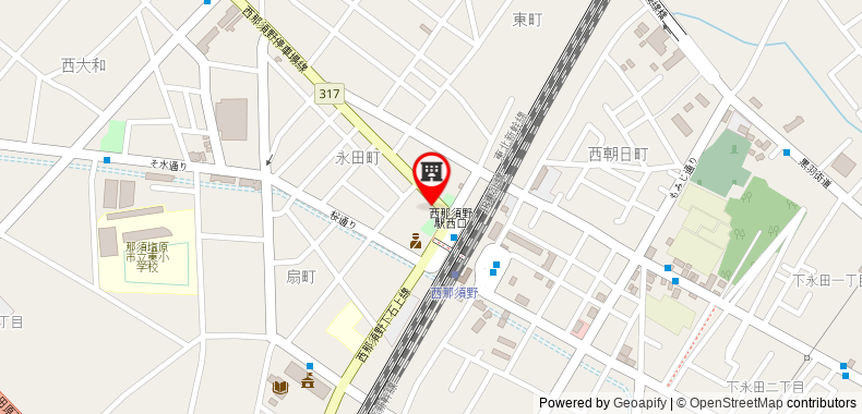 Bản đồ đến Khách sạn Select Inn Nishinasuno Ekimae