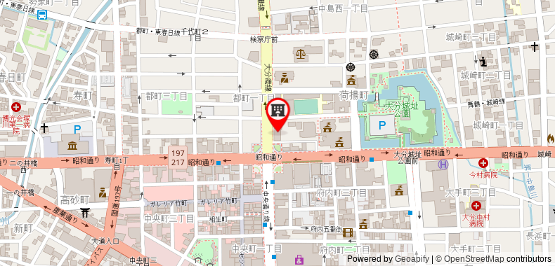 Daiwa Roynet Hotel Oita on maps