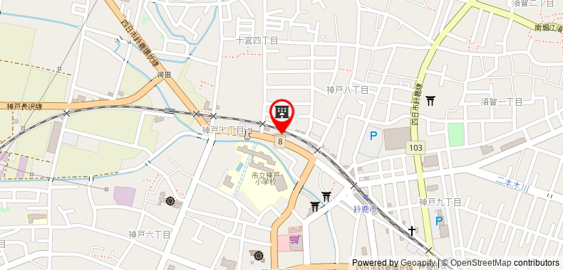 Bản đồ đến Khách sạn Sana Suzuka