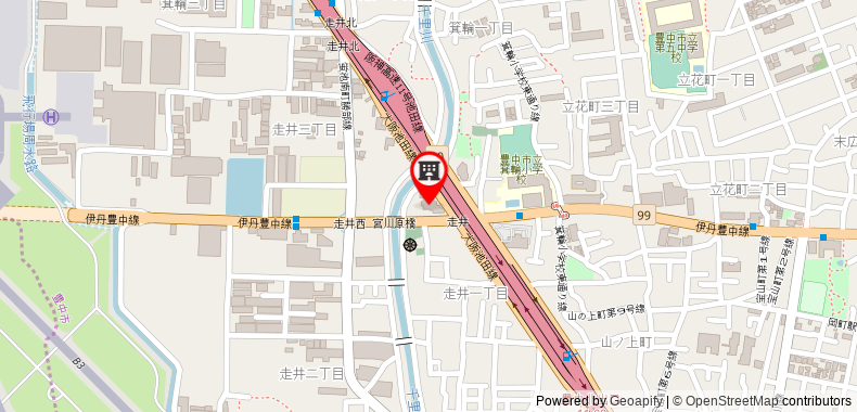 Bản đồ đến Khách sạn Shasha Osaka Toyonaka - Adult Only
