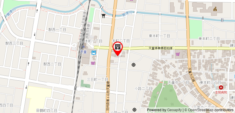 Tendo Central Hotel on maps