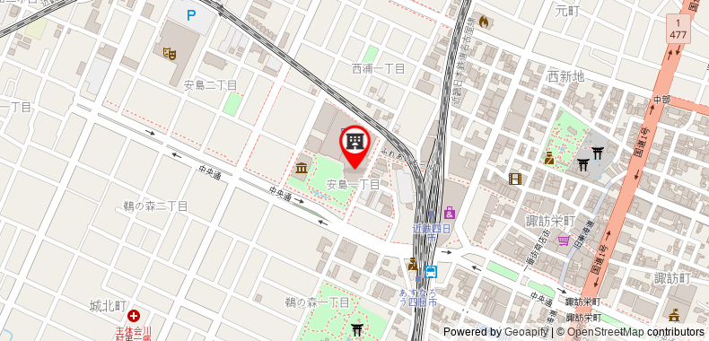 Bản đồ đến Khách sạn Miyako Yokkaichi