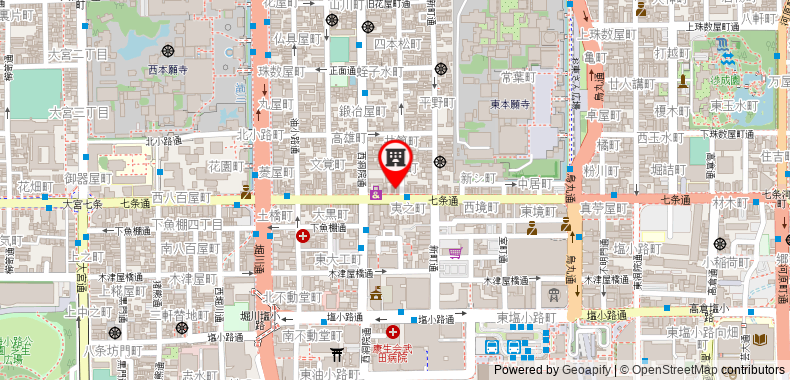 Bản đồ đến Khách sạn Ryokan Wakamiya